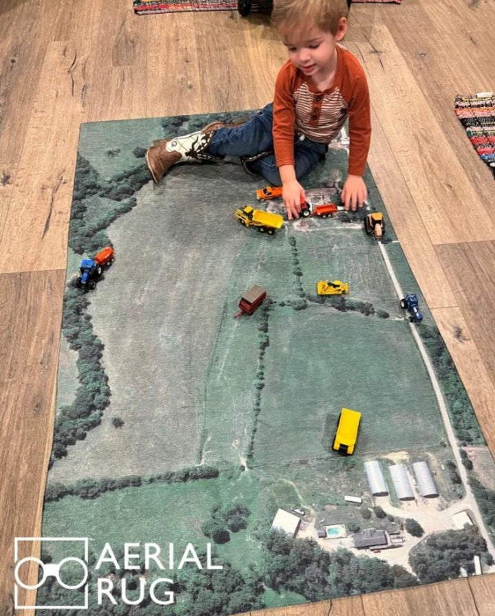 Aerial Rug: Creating a Personalized Play Experience for Your Child