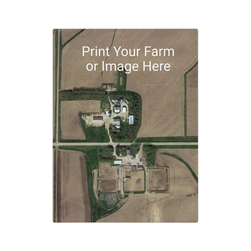 Custom Farm Super Soft Velveteen Blanket