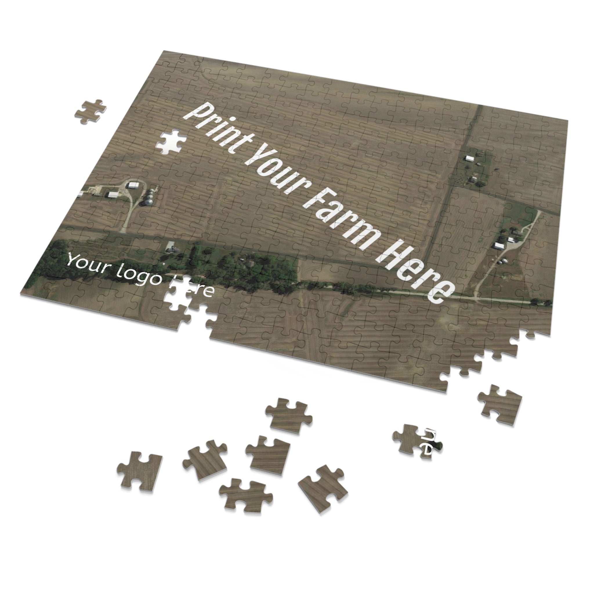 Custom Jigsaw Puzzle (110, 252, 500-Piece) with Logo