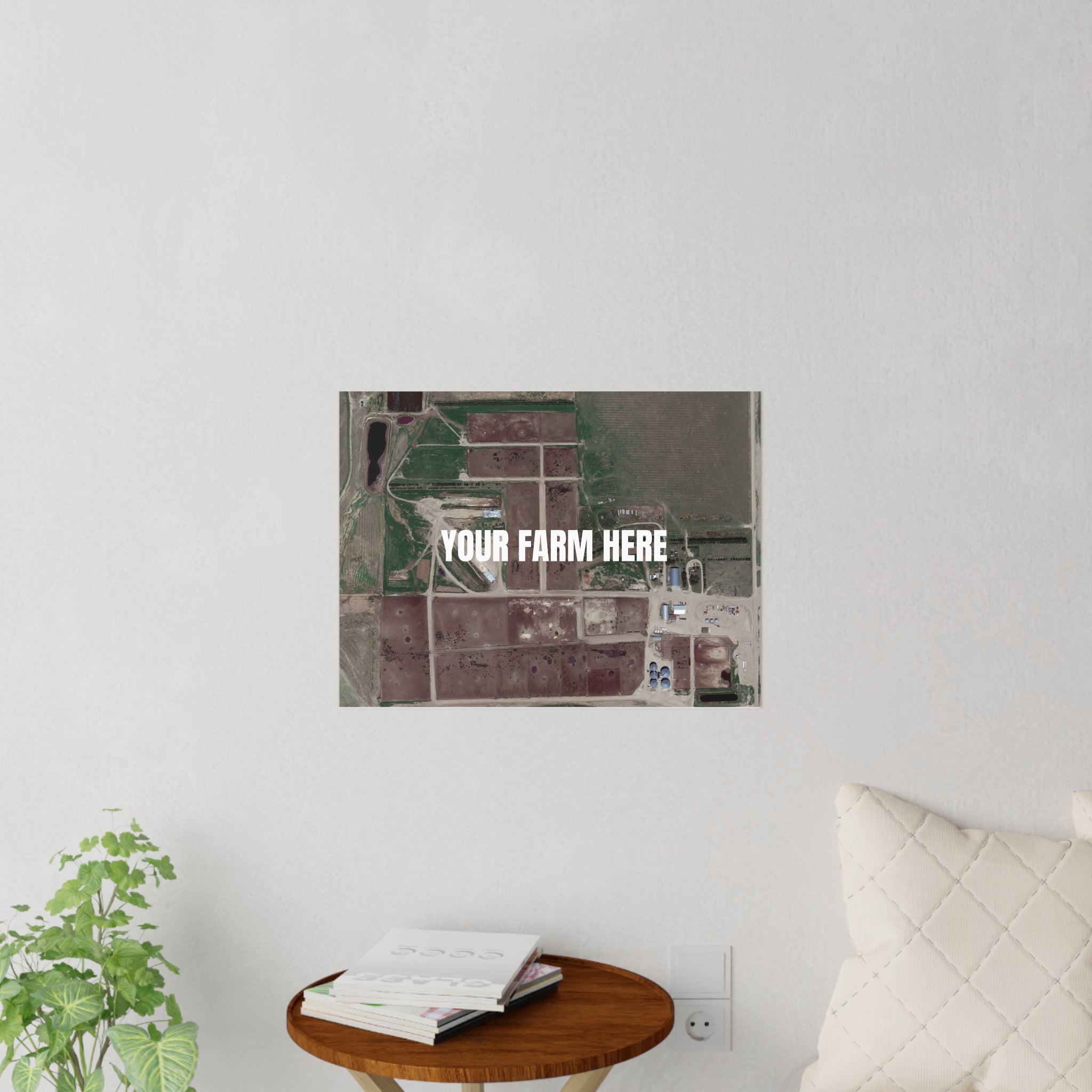 Custom Aerial Farm Removable Wall Decal