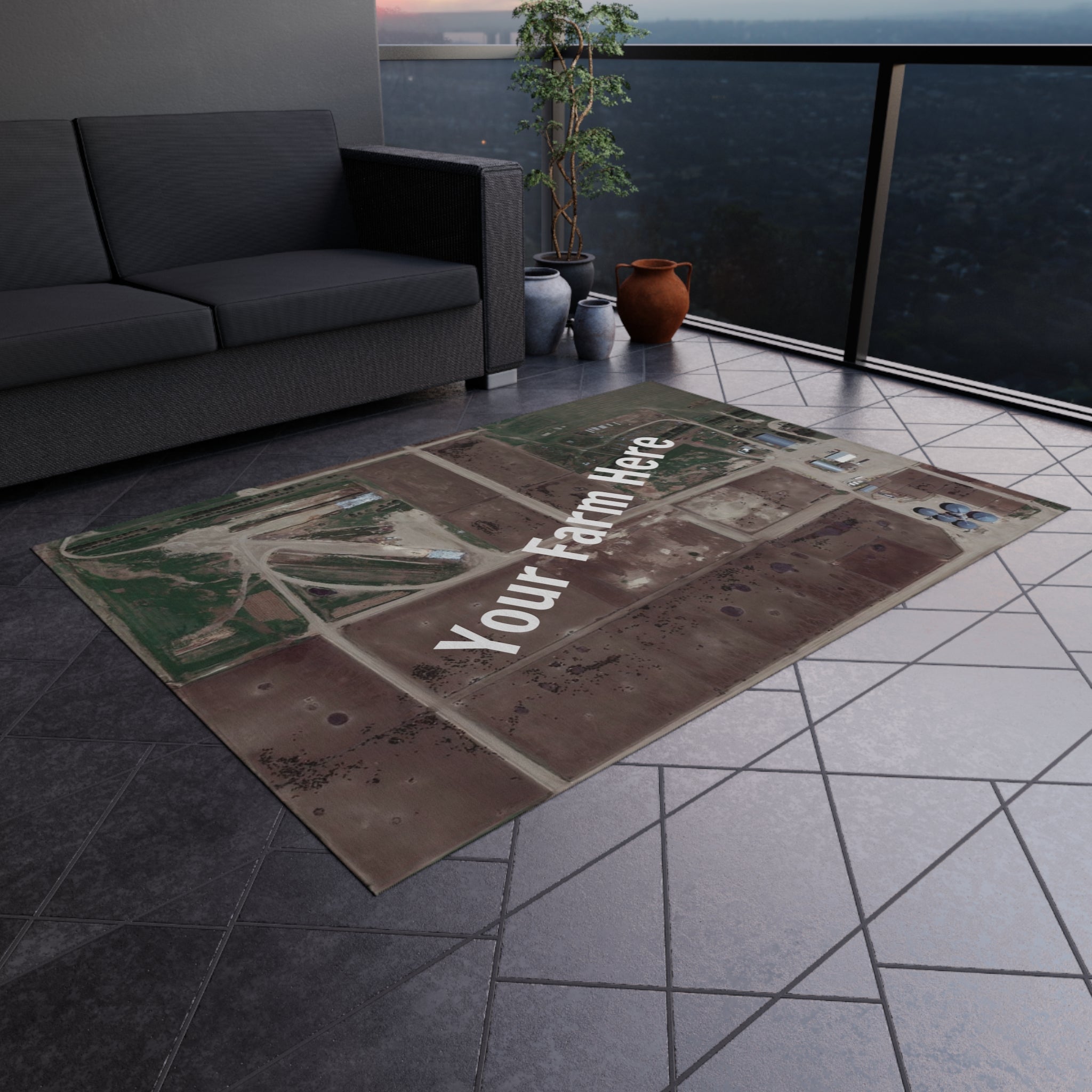 Custom Farm Rug - 5ft x 7ft