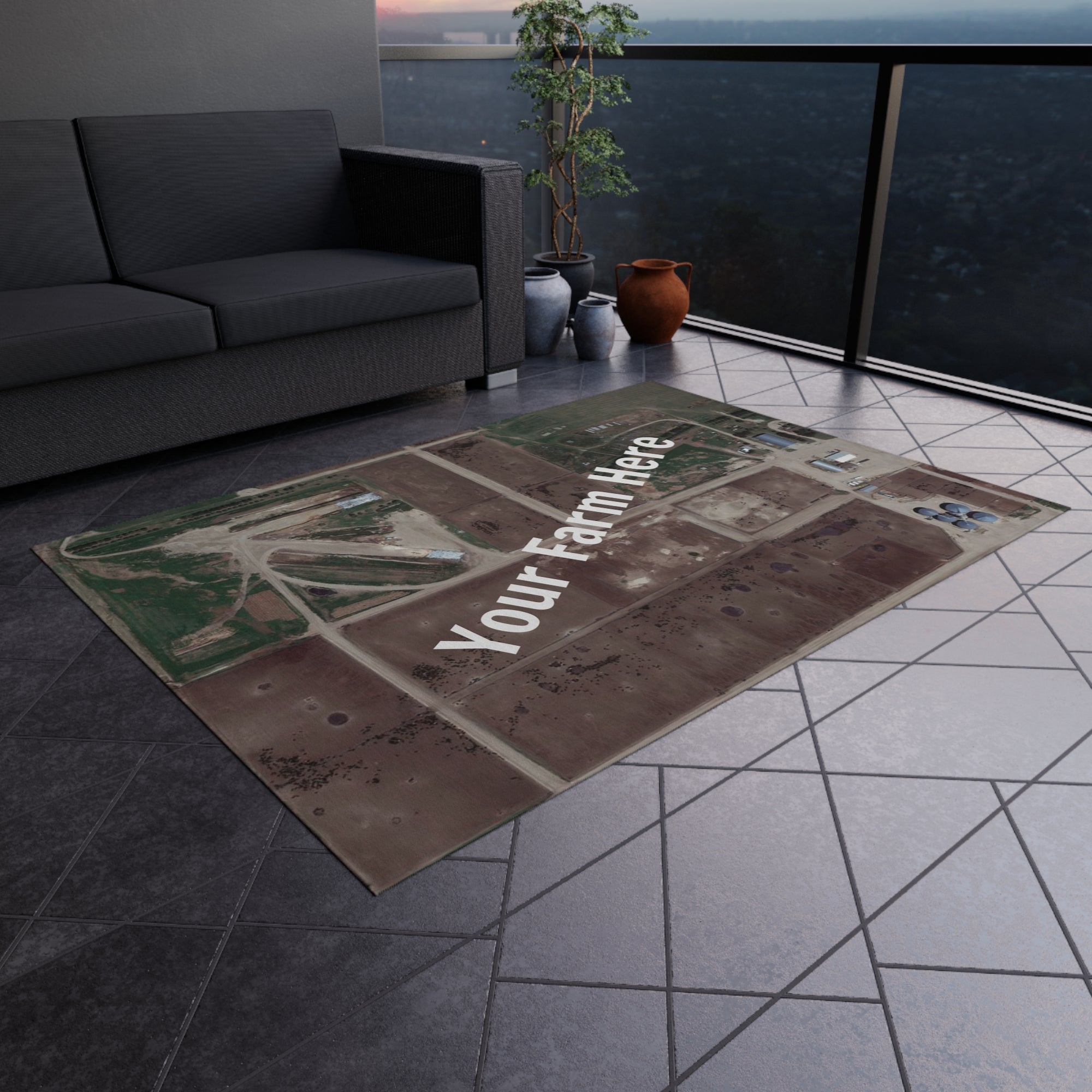 Custom Farm Rug - 5ft x 7ft